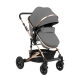 Бебешка комбинирана количка 3в1 Amaia Dark Grey 2024  - 3