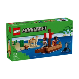 Детски комплект Minecraft Пътуването на пиратския кораб