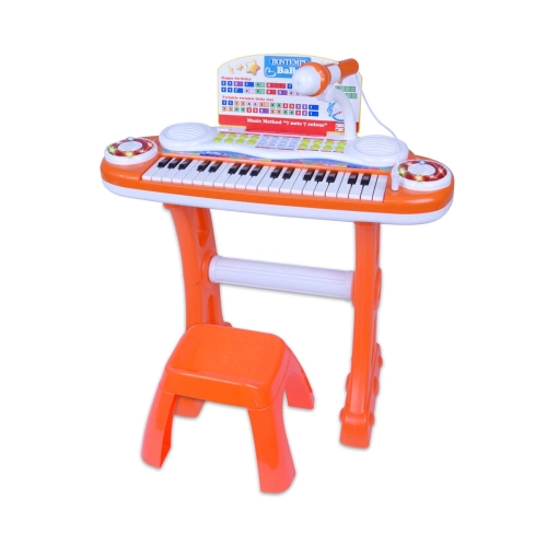 Детски електронен синтезатор със стол и микрофон 37 клавиша | PAT42133