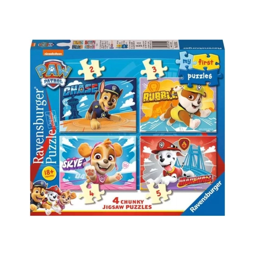 Детски пъзел My First Puzzle 2/3/4/5 елемента Paw Patrol | PAT43004