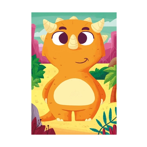 Комплект 3 детски пъзела х 24 елемента Динозаври | PAT43014