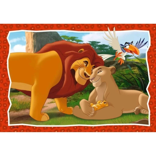 Комплект 2 детски пъзела по 24 ел. Цар лъв Кръгът на живота | PAT43103