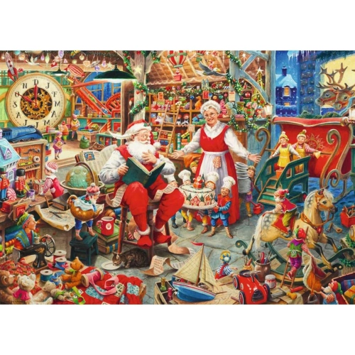 Детски пъзел 1000 елемента Работилницата на Дядо Коледа | PAT43226