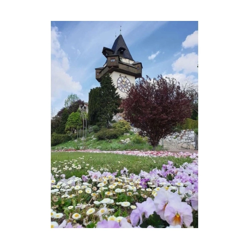 Детски красив пъзел 1000 елемента Часовникова кула в Грац | PAT43234