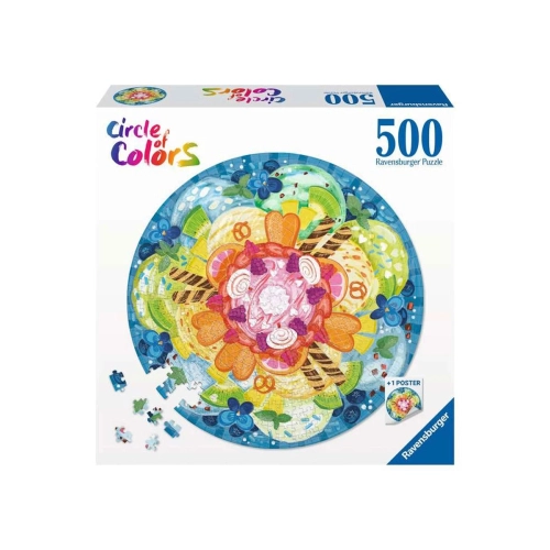 Детски пъзел 500 елемента Circle of colors Сладолед | PAT43249