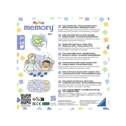 Детска игра мемори Бебета животни 24 елемента | PAT43317