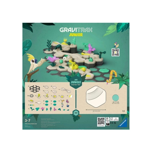 Настолна игра GraviTrax Junior Стартов комплект L Джунгла | PAT43355