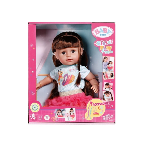 Детска кукла с аксесоари Sister Style & Play 43 см | PAT43537