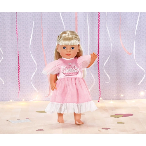 Рокля с корона за детска кукла Dolly Moda 43 см | PAT43553