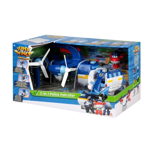 Детска играчка Super Wings: Полицейски патрул 2 в 1 | PAT43836