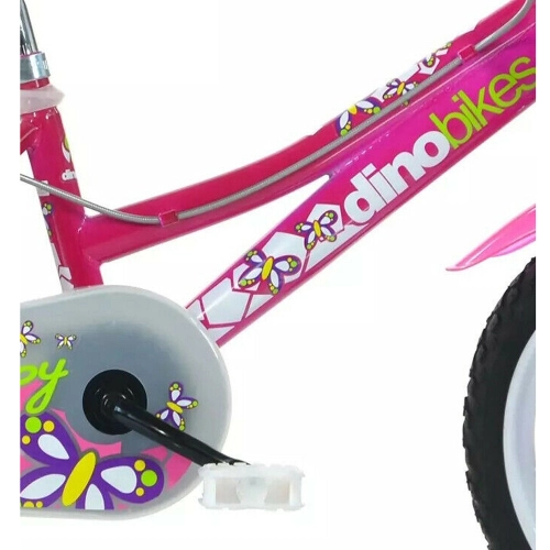 Детско розово колело с кошница за багаж Flappy Fuchsia 16“ | PAT44234