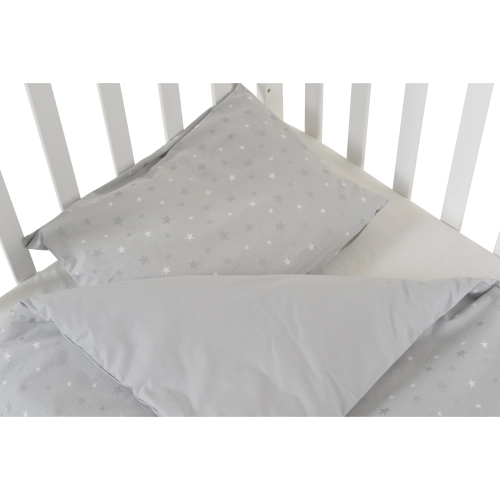 Бебешки спален комплект 3 части 120/60 Nook Grey Stars | PAT44266