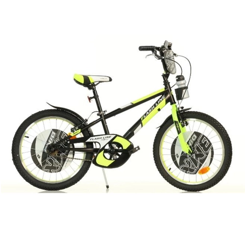 Детско колело с бутилка BMX Flash 20“ Black/Yellow | PAT44269