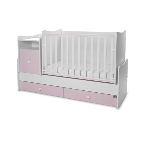 Бебешко легло Trend Plus 70/160 Цвят Бяло/Orchid Pin 3box | PAT44280