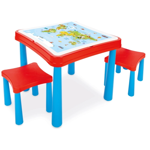 Детска маса с два стола и 121 елемента Blocks | PAT44291