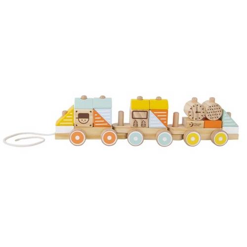 Детска дървена играчка за дърпане Влакче | PAT44599