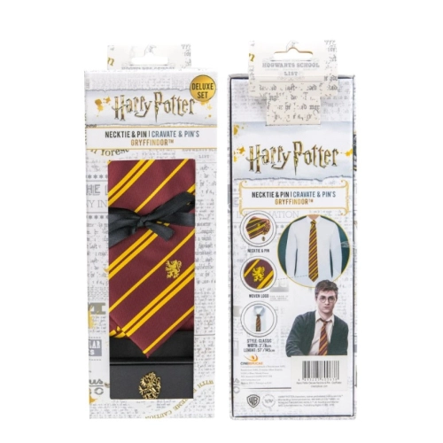 Детски комплект вратовръзка и брошка Harry Potter Gryffindor | PAT44661