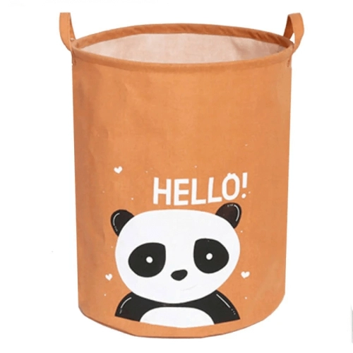 Детска памучна кошница за съхранение на играчки, Hello Panda | PAT44832