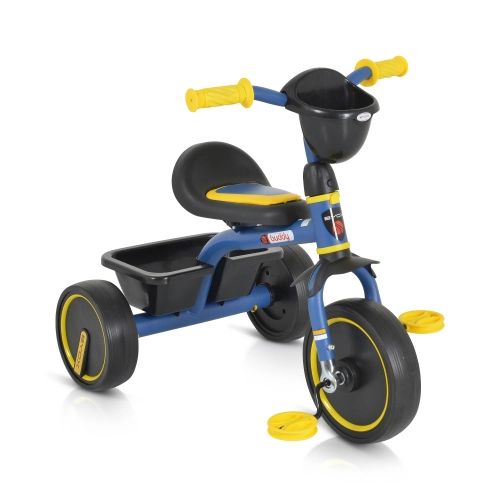 Детска синя триколка с меки EVA гуми Buddy | PAT44921
