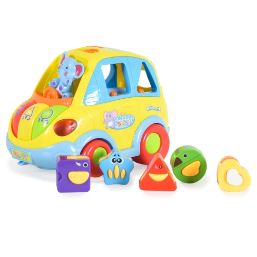 Бебешка образователна играчка Музикален Smart Bus сортер 896 | PAT45162