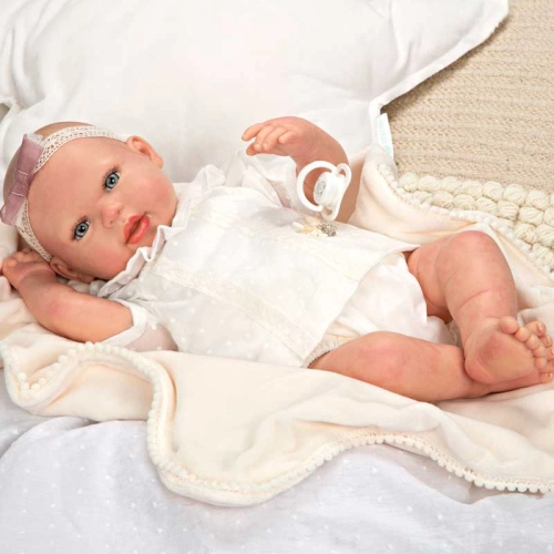 Детска кукла-бебе Далия с лента за коса и аксесори 45 см | PAT45268