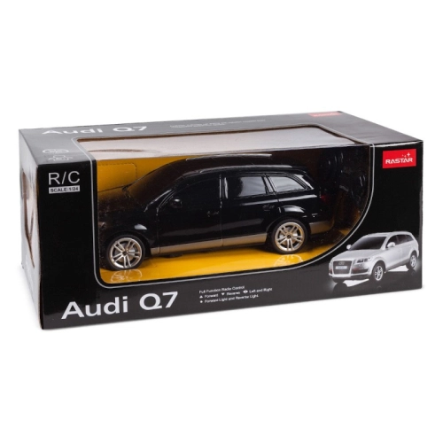 Детска черна кола с дистанционно RC Audi Q7 1:24 | PAT45323