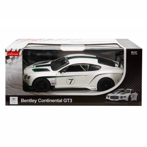 Детска играчка бяла кола RC Bentley GT3 Performance 1:14 | PAT45335