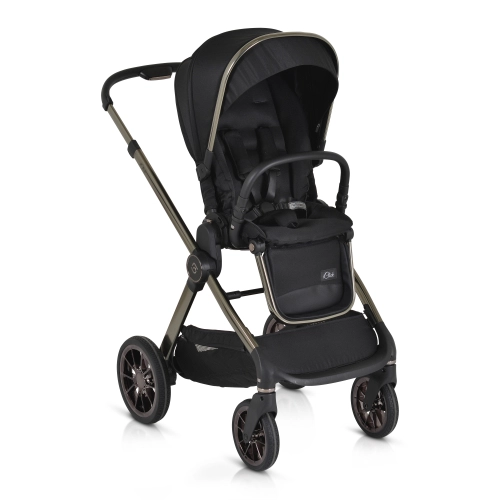 Черна комбинирана детска количка 2в1 iClick | PAT45537