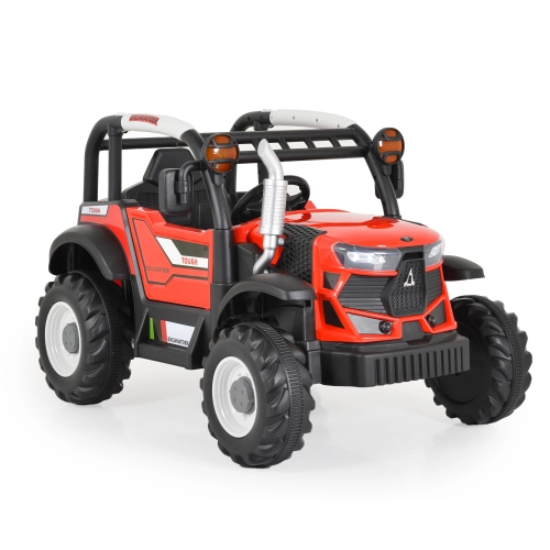 Детски червен акумулаторен трактор Harvest HSD-6602 | PAT45767
