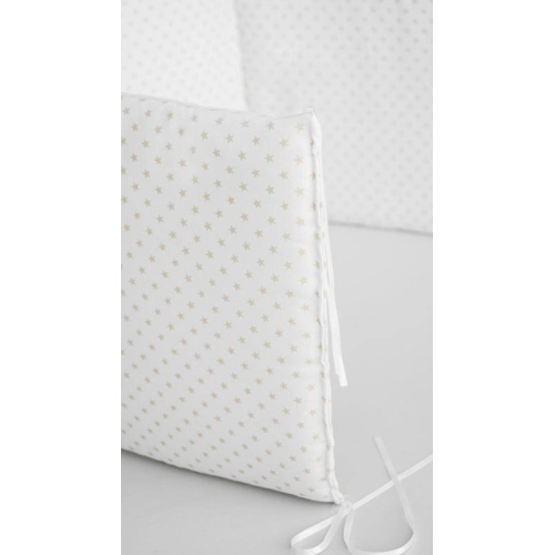 Обиколник за бебешко легло My Baby Mattress Beige Stars PAT45828