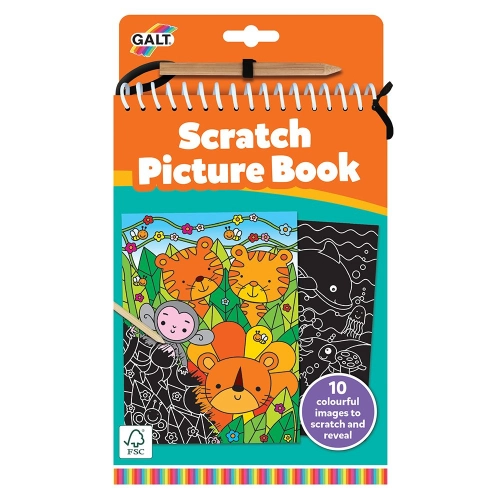 Детска книжка със скреч картинки Животни | PAT46117