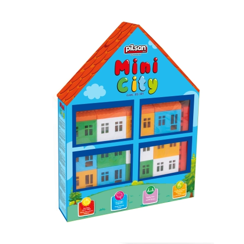 Детски забавен образователен  конструктор Малък град | PAT46257