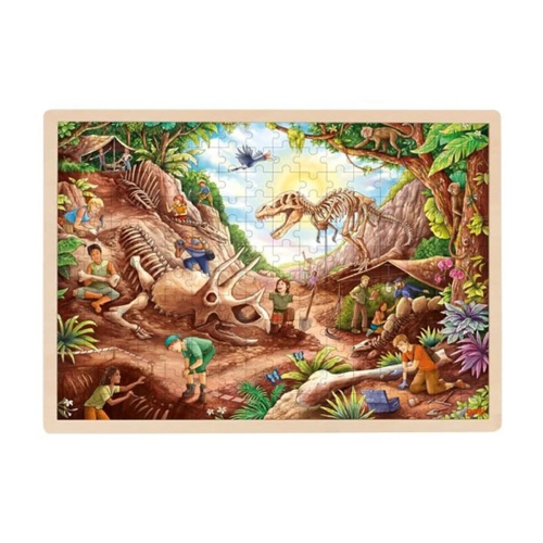 Детски дървен пъзел Динозавърски фосили | PAT46452