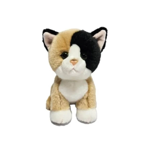 Детска мека плюшена играчка за гушкане Калико Котка 18 см. | PAT46719