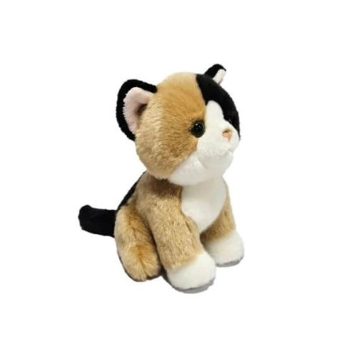 Детска мека плюшена играчка за гушкане Калико Котка 18 см. | PAT46719