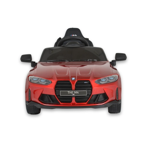 Детска акумулаторна кола BMW M4 червена със светлини | PAT46724