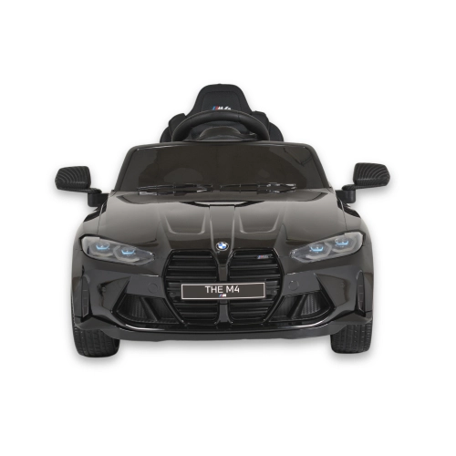 Детска акумулаторна кола BMW M4 черна със светлини | PAT46725