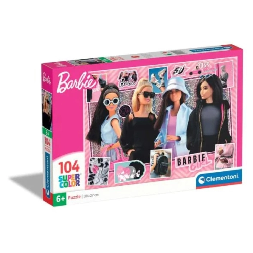 Детски цветен занимателен пъзел за момиченца 104части Barbie | PAT46744
