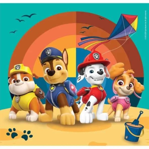 Комплект 3 детски цветни занимателни пъзела Paw Patrol | PAT46846