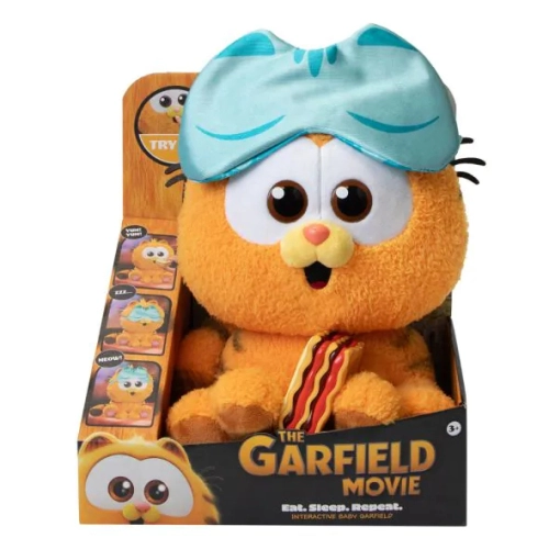 Детска оранжева интерактивна плюшена играчка Garfield  | PAT46872
