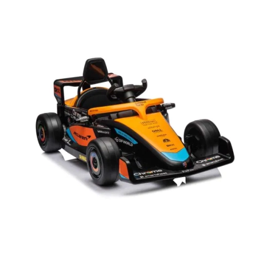 Детска оранжева акумулаторна кола Формула MCLAREN 12V | PAT46874