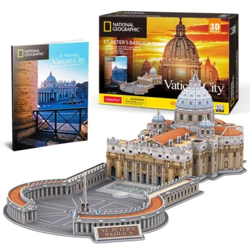 Пъзел 3D National Geographic Vatican St.Peters Basilica 101 | PAT46945