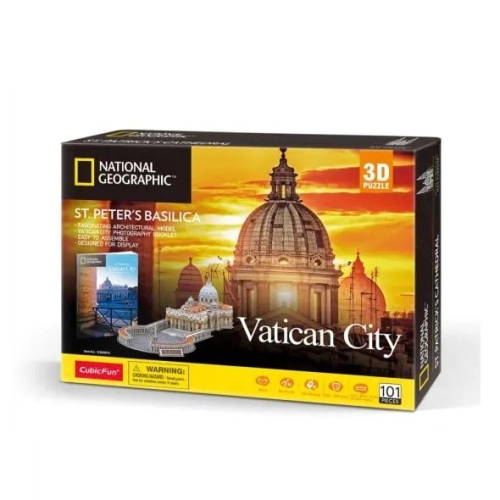 Пъзел 3D National Geographic Vatican St.Peters Basilica 101 | PAT46945