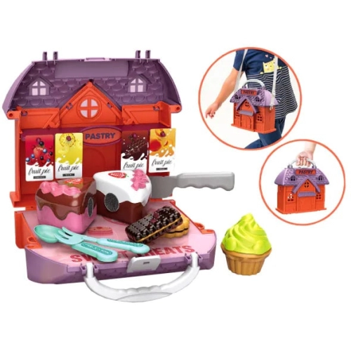 Детска мини сладкарница в къща куфар Villa Play House 21ч. | PAT47126