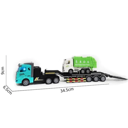 Детска играчка със светлини Камион автовоз R/C с мини камион | PAT47144