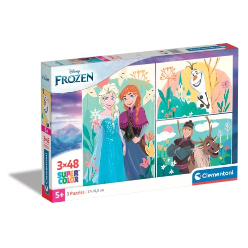 Комплект 3 броя детски пъзела х 48 елемента Disney Frozen | PAT47194