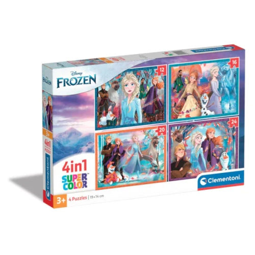 Комплект 4 броя детски развлекателни пъзела Frozen | PAT47208