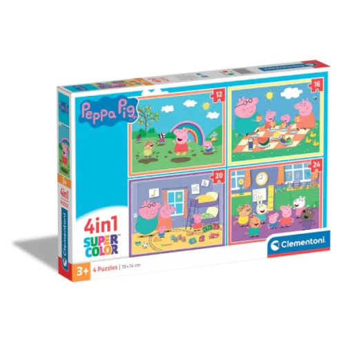 Комплект 4 броя детски развлекателни пъзела Peppa Pig | PAT47209