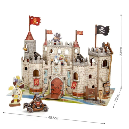 Детски развлекателен пъзел 3D Pirate Knight Castle 183 части | PAT47224