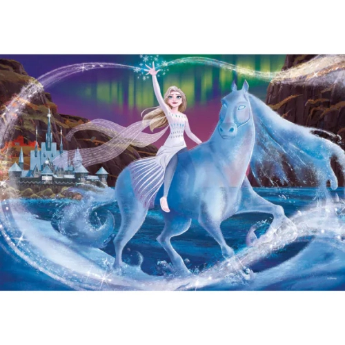 Детски развлекателен пъзел 104 части Glowing Disney Frozen | PAT47226